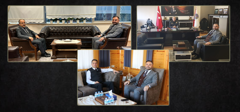 TISKAOĞLU’NDAN BAŞSAVCI ALAN, JANDARMA KIDEMLİ ALBAY YALÇINKILIÇ VE EMNİYET MÜDÜRÜ AKTAŞ’A ZİYARET