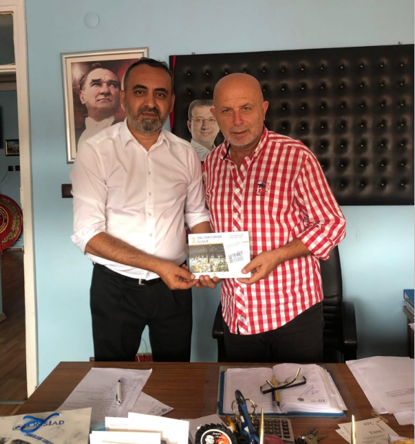 ZONSİAD Yönetim Kurulu Üyemiz Sayın Savaş Bayrak, CHP Çaycuma İlçe Başkanı Sayın Fahri Diler’i ziyaret etti.