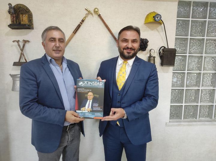ZONSİAD Üyelerimizden Ses Sanatçısı Sayın Bahattin GÜNEŞ'in Başkanımız Nejdet TISKAOĞLU'nu ziyaretİ