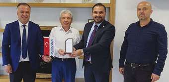 Sn. Nejdet Tıskaoğlu ve Sn. Erol Nalbant, Cilas Metal Teknik ve Cilas Kauçuk Firma Sahibi Sn. İrfan Cilas ve Sn. Efkan Yardım’ı Ziyaret Etti