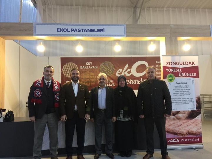 (ZONSİAD) Başkanı Sayın Nejdet TISKAOĞLU EKOL Pastaneleri Standını ziyaret etti