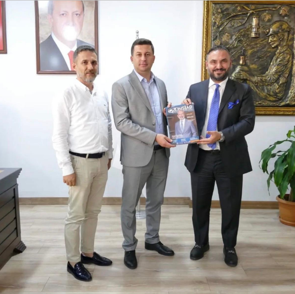 Kilimli Belediye Başkanı Sayın Kamil Altun’u makamında ziyaret