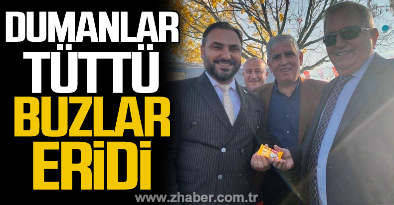 Dumanlar tüttü buzlar eridi
