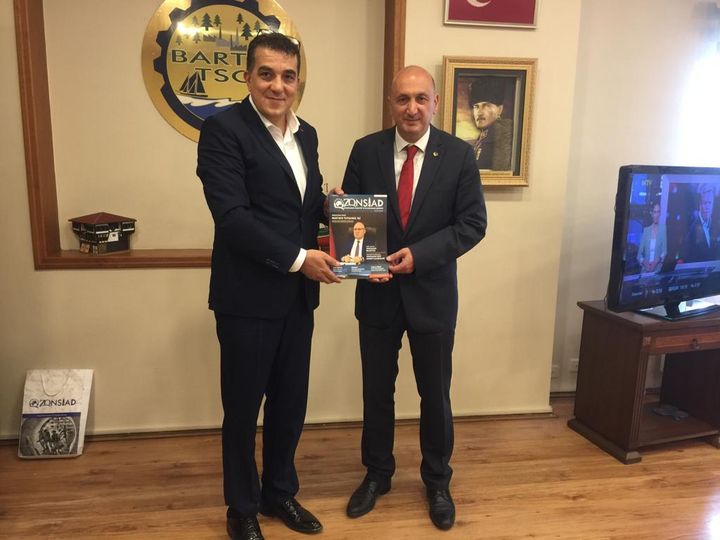 ZONSİAD Üyemiz Remzi TOKSÖZ, Bartın TSO Başkanı Halil BALIK ziyareti