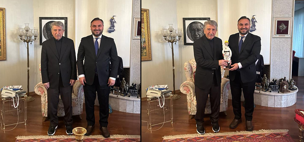 TISKAOĞLU’DAN, KÖKSAL TOPTAN’A ZİYARET