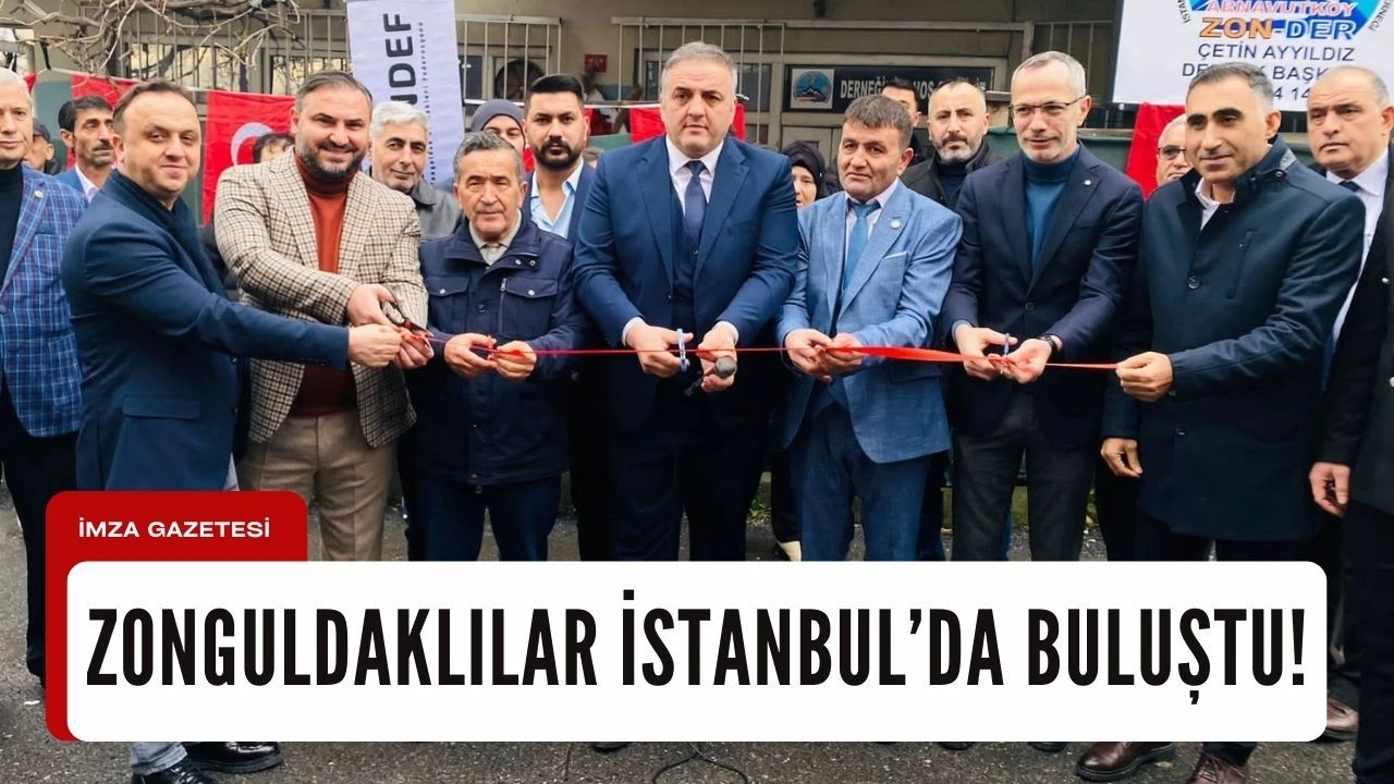 İstanbul'daki Zonguldaklıları buluşturan açılış...