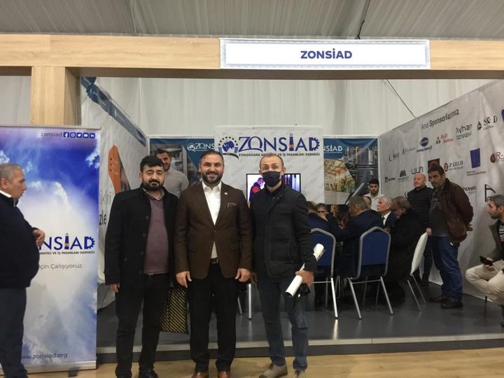 (ZONSİAD) Standını Galip Cakmak ve Ramazan Çimen ziyareti