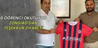 ZONSİAD'dan Teşekkür Ziyareti - 6 öğrenci okutuyor!