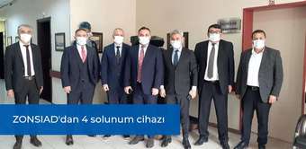 ZONSİAD'dan 4 solunum cihazı
