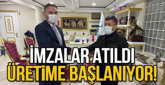 İmzalar atıldı… Üretime başlanıyor!