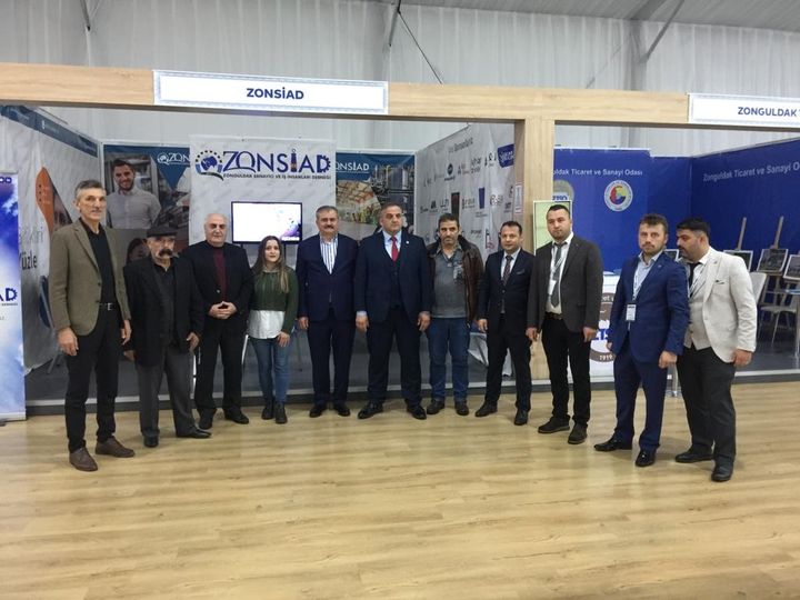 (ZONSİAD) Standını Zonguldak eski dönem Milletvekili Sayın Faruk ÇATUROĞLU ziyareti