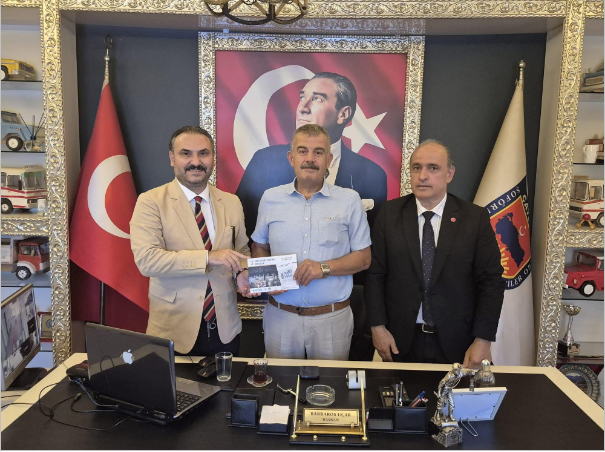 Çaycuma Şoförler ve Otomobilciler Odası Başkanı Sayın Barbaros Uçar’ı ziyaret ettik.