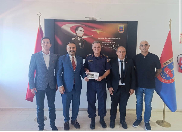 Zonguldak İl Jandarma Komutanı Jandarma Kıdemli Albay Sayın Barış Cücen’i; ziyaret ettik