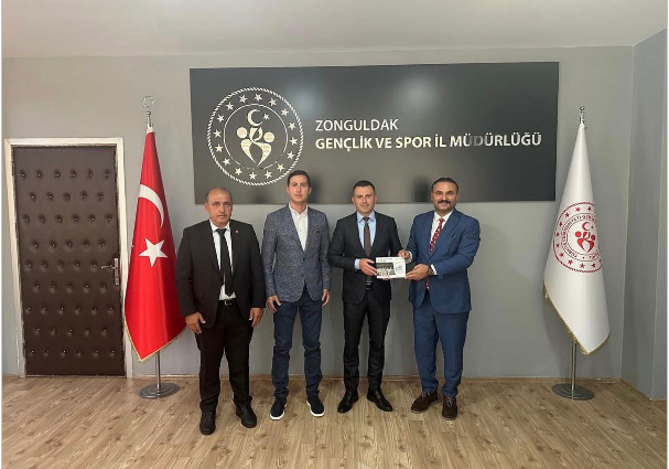 Zonguldak Gençlik ve Spor İl Müdürü Sayın Halil Hacı’ya ziyaret