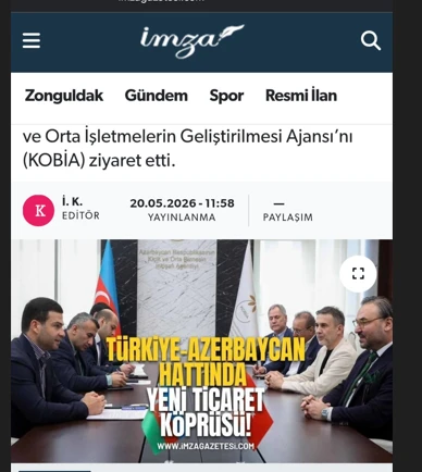 turkiye-azerbaycan-hattinda-yeni-ticaret-koprusu Türkiye-Azerbaycan Hattında Yeni Ticaret Köprüsü!
