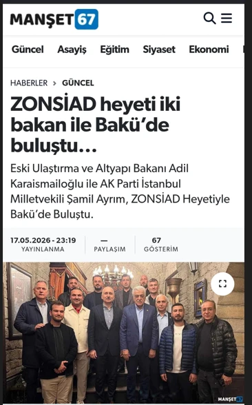 zonsiad-heyeti-iki-bakan-ile-bakude-bulustu ZONSİAD heyeti iki bakan ile Bakü’de buluştu…